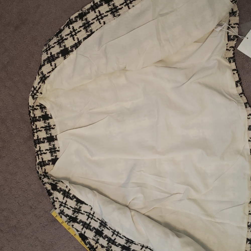 NWT Black/ivory tweed blazer - Picture 11 of 16